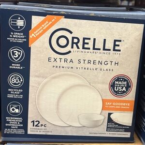 Corelle Vitrelle Glass Dinnerware Set